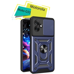 Чохол до мобільного телефона BeCover Military Motorola Moto G55 Blue (713057) зображення 1