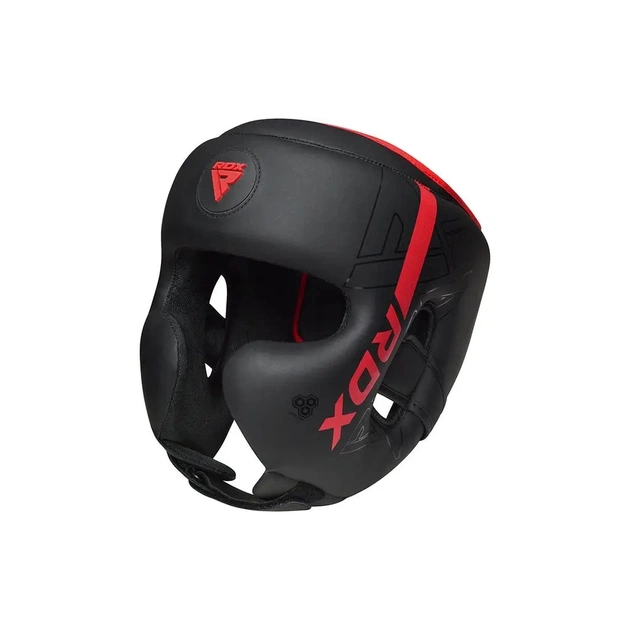 Боксерський шолом RDX F6 KARA Matte Red XL (HGR-F6MR-XL) - зображення 4