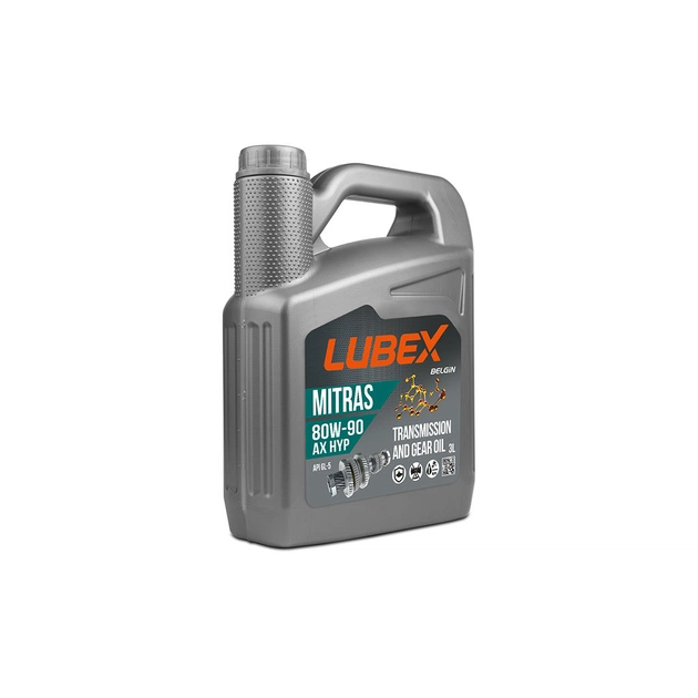 Трансмісійна олива LUBEX MITRAS AX HYP 80w90 API GL-5 3л - изображение 1