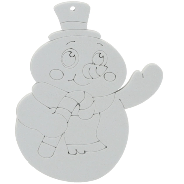 Ялинкова іграшка Chomik Комплект прикрас для розфарбовування 3шт 10см та фломас (5900779897120_1) - picture 3