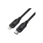 Дата кабель USB 2.0 AM to Lightning 2.0m 30W TPU black Acefast (6974316286288) - зменшене зображення 2