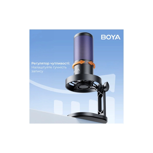 Микрофон Boya K3-02 RGB Type-C/3,5 мм Black (BOYA K3-02) - изображение 8