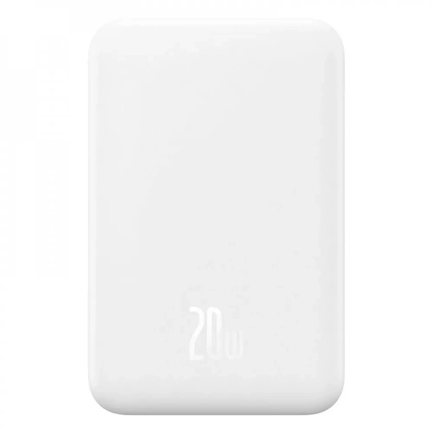 Универсальная мобильная батарея Baseus Magnetic Mini 5000mAh, 20W White (P10022107223-00) - изображение 1