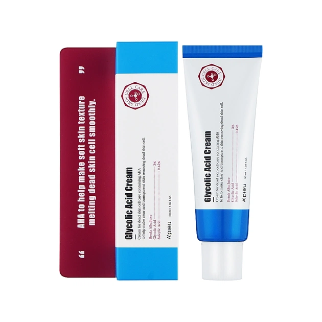Крем для обличчя A'pieu Glycolic Acid Cream з AHA- і BHA-кислотами 50 мл (8809530056738) - изображение 1