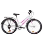 Велосипед Discovery PRESTIGE WOMAN 17" 2019 біло-малиновий з блакитним (OPS-DIS-26-203) - зменшене зображення 1