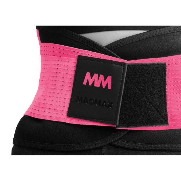 Пояс компресійний MadMax MFA-277 Slimming belt Black/neon pink L (MFA-277-PNK_L) - picture 2