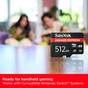 Карта пам'яті SanDisk 512GB microSDXC class 10 UHS-I U3 A1 Express (SDSQXFN-512G-GN4NN) - зменшене зображення 2