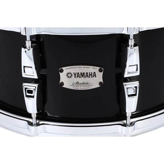 Малий барабан Yamaha Absolute Hybrid Maple Snare 14" (Solid Black) (AMS1460 SOB) - picture 5