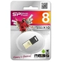 USB флеш накопичувач Silicon Power 8Gb Mobile X10 , OTG, Champague (SP008GBUF2X10V1C) - зменшене зображення 4