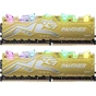 Модуль пам'яті для комп'ютера DDR4 16GB (2x8GB) 3000 MHz Panther Rage RGB Silver-Golden Apacer (EK.16G2Z.GJMK2) - зменшене зображення 1