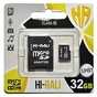 Карта пам'яті Hi-Rali 32GB microSDHC class 10 UHS-I U3 (HI-32GBSD10U3-01) - уменьшенное изображение 1