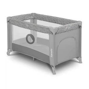 Дитячий манеж Lionelo Stefi Grey Concrete Multicolor (LO-STEFI GREY CONCRETE MULTICOLOR) зображення 1