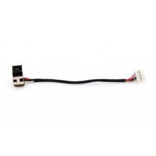 Роз'єм живлення ноутбука з кабелем для HP PJ258 (7.4mm x 5.0mm + center pin), 10(9)-p Универсальный (A49038) зображення 1