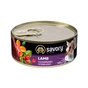 Вологий корм для кішок Savory Cat Can Adult Sterilised ягня 100 г (4820232630716) - зменшене зображення 1