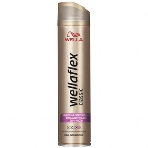 Лак для волосся WellaFlex Classiс Суперсильная фиксация 250 мл (4084500378872) зображення 1