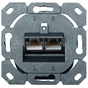 Комп'ютерна розетка Digitus 2xRJ45 FTP, для прихованої проводки (DN-9005-N) - зменшене зображення 4