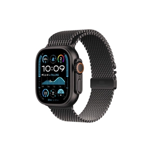 Смарт-годинник Apple Watch Ultra 2 2024 GPS + Cellular 49mm Black Titanium Case with Black Titanium Milanese Loop - L (MX5V3UL/A) зображення 1