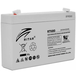 Батарея до ДБЖ Ritar AGM 6V-8Ah (RT680) зображення 1
