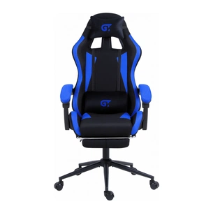 Крісло ігрове GT Racer X-2324 Black/Blue (X-2324 Fabric Black/Blue) зображення 1