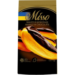 Сухофрукти Misso Манго в шоколаді 125 г (4820232570555) зображення 1