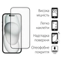 Скло захисне Dengos Full Glue iPhone 15 Plus (black) (TGFG-319) - зменшене зображення 2