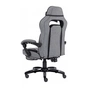 Крісло ігрове GT Racer X-2749-1 Gray/Black Suede (X-2749-1 Fabric Gray/Black Suede) - зменшене зображення 4