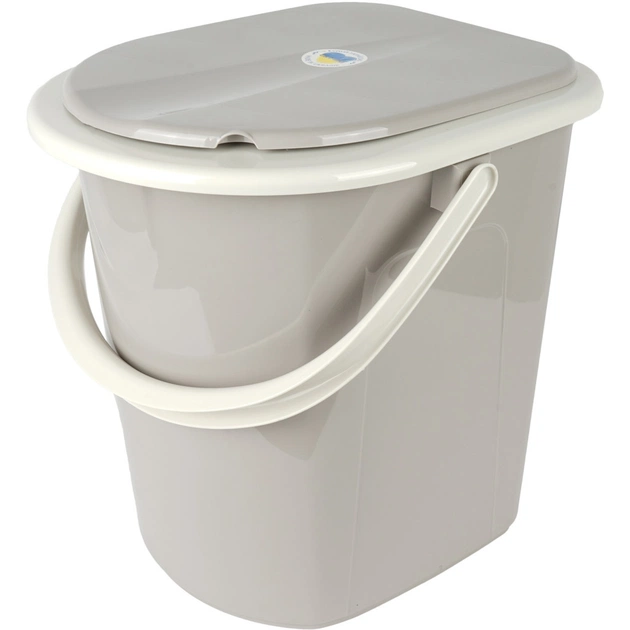 Відро-туалет Алеана Какао/біла троянда 22 л (алн 171096/какао/біла роза) - picture 2