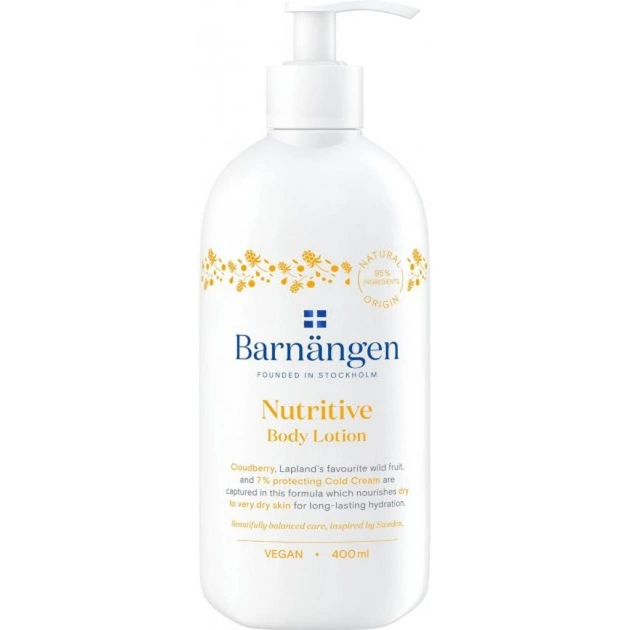 Лосьйон для тіла Barnangen Nutritive з морошкою для сухої та дуже сухої шкіри 400 мл (5012583205760) - зображення 1