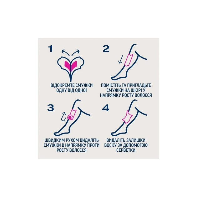 Воскові смужки Veet Professional для нормальної шкіри з Олією ши 12 шт. (4053700292455) - picture 5