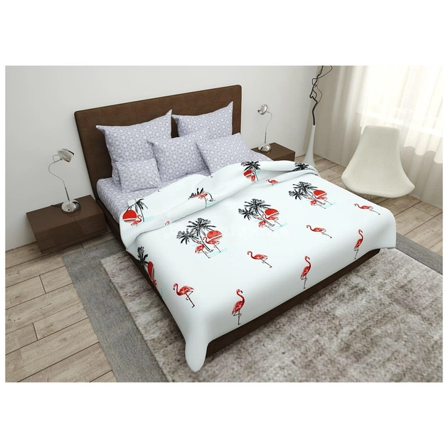 Постільна білизна MirSon Бязь Premium 17-0268 Garland Сімейний (2200002110402) - зображення 1