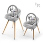Стульчик для кормления Kinderkraft 2 в 1 Fini Up Grey (5902533930111) - уменьшенное изображение 5