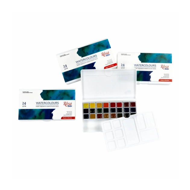 Акварельні фарби Rosa Studio 24 кольори (4823098541622) - picture 6