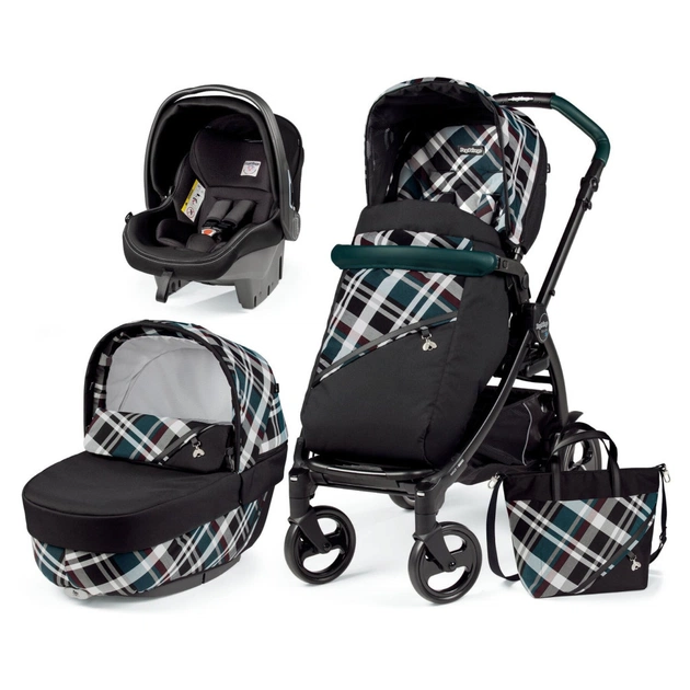 Коляска Peg-Perego 3 в 1 Book 51 TartanSL (PACK000700TT64RO01) - изображение 1
