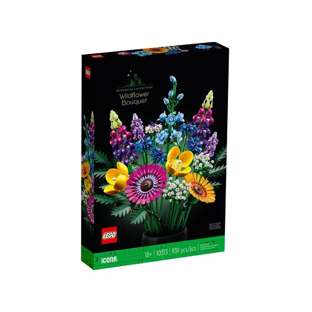 Конструктор LEGO Icons Букет польових квітів 939 деталей (10313) - зображення 1