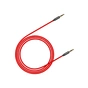 Кабель мультимедійний 3.5mm M to 3.5mm M 1.0m red-black Baseus (CAM30-B91) - зменшене зображення 2