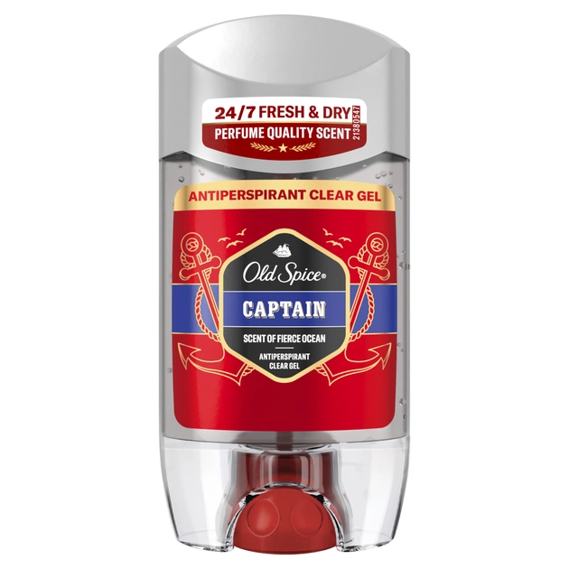 Антиперспирант Old Spice Captain Прозрачный гелевый 70 мл (8006530030397) - изображение 1