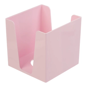 Підставка-куб для листів і паперів Buromax 90х90х90 мм, рожевий (BM.6360-10) зображення 1