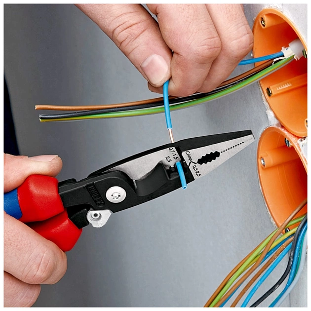 Плоскогубці KNIPEX електромонтажні 200мм (13 91 200) - picture 7