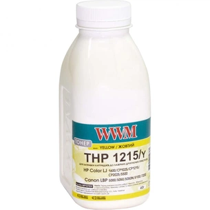 Тонер WWM HP CLJ CP1215/CP1515/CM1312, 40г Yellow (HP1215Y) зображення 1