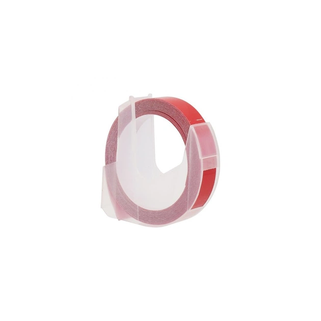 Стрічка для принтера етикеток UKRMARK D-520102-RE, 9 мм х 3 м, червона, аналог DYMO 520102 / S0898150 (900858) - picture 3