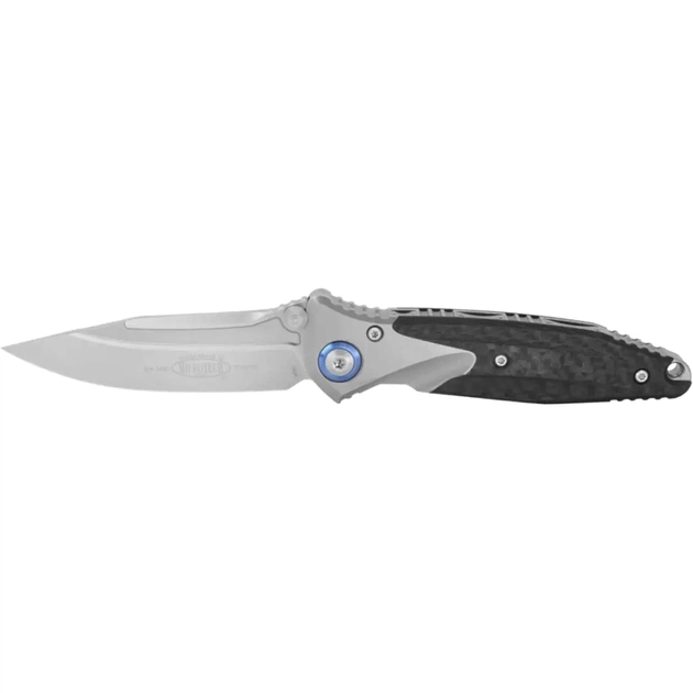 Ніж Microtech Socom Bravo Mini Drop Point Bead Blast Titanium CF (260M-7CFTI) - зображення 1
