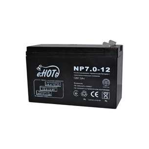 Батарея до ДБЖ Enot 12В 7 Ач (NP7.0-12) зображення 1