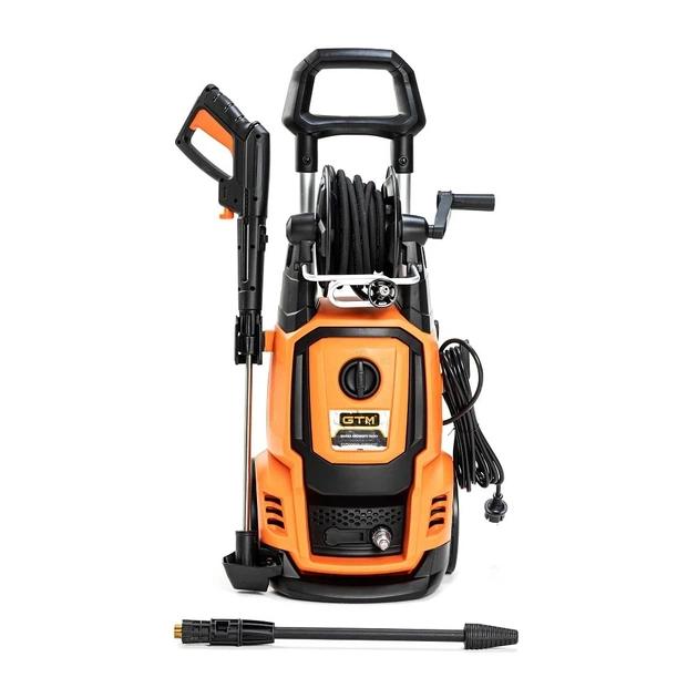 Мийка високого тиску GTM LT707 130/195бар, прод 7,5л/хв, шланг 8м (LT707G-2500B) - picture 2