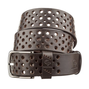 Ремінь Grande Pelle Джинсовий Коричневий (11133) зображення 1