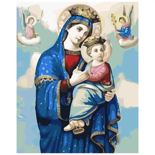 Картина по номерам Strateg Мати Божа 40х50 см (SY6141) зображення 1