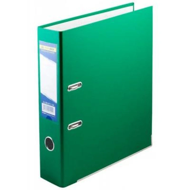 Папка - реєстратор Buromax А4, 70мм, JOBMAX PP, green, built-up (BM.3011-04c) - зображення 1