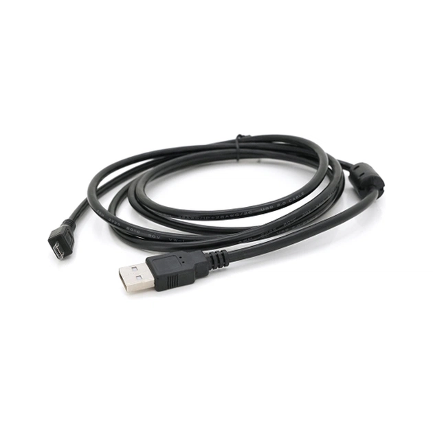 Дата кабель USB 2.0 AM to Micro 5P 1.8m black Voltronic (YT-AM/Mc-1.8Bl/07367) - изображение 1