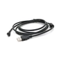 Дата кабель USB 2.0 AM to Micro 5P 1.8m black Voltronic (YT-AM/Mc-1.8Bl/07367) - уменьшенное изображение 1
