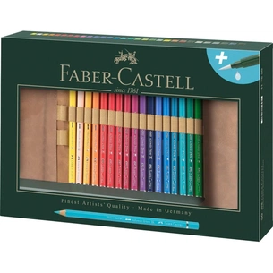 Олівці кольорові Faber-Castell Albrecht Drer, акварельна, 30 кольорів у пеналі "рол", 117530 (30297) зображення 1