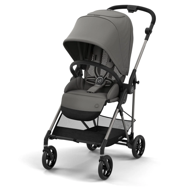 Коляска Cybex Talos S Lux SLV Deep Black (з бампером) (520001489) - изображение 1